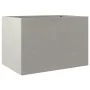 Pflanzgefäß aus silbernem Edelstahl 62x40x39 cm von , Töpfe und Pflanzgefäße - Ref: Foro24-841599, Preis: 77,40 €, Rabatt: %