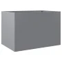 Pflanzgefäß aus verzinktem Stahl in Silber, 62x40x39 cm. von , Töpfe und Pflanzgefäße - Ref: Foro24-841600, Preis: 52,66 €, R...