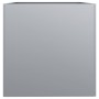 Pflanzgefäß aus verzinktem Stahl in Silber, 62x40x39 cm. von , Töpfe und Pflanzgefäße - Ref: Foro24-841600, Preis: 54,86 €, R...