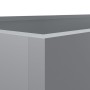 Pflanzgefäß aus verzinktem Stahl in Silber, 62x40x39 cm. von , Töpfe und Pflanzgefäße - Ref: Foro24-841600, Preis: 54,86 €, R...