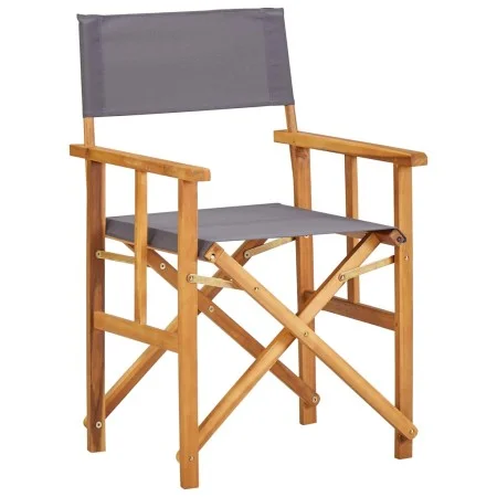 Solid acacia wood director's chair by vidaXL, Garden chairs - Ref: Foro24-45951, Price: 63,45 €, Discount: %