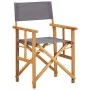 Solid acacia wood director's chair by vidaXL, Garden chairs - Ref: Foro24-45951, Price: 63,45 €, Discount: %