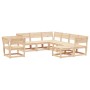 Juego de muebles de jardín 8 piezas madera maciza de pino by , Garden sets - Ref: Foro24-3216940, Price: 560,77 €, Discount: %