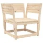 Juego de muebles de jardín 8 piezas madera maciza de pino de , Conjuntos de jardín - Ref: Foro24-3216940, Precio: 553,66 €, D...
