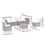 Set sofás de jardín 7 piezas y cojines ratán sintético beige by , Garden sets - Ref: Foro24-3225394, Price: 433,11 €, Discoun...