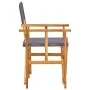 Silla de director madera maciza de acacia de vidaXL, Sillas de jardín - Ref: Foro24-45951, Precio: 63,45 €, Descuento: %