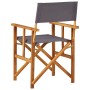 Regiestuhl aus massivem Akazienholz von vidaXL, Gartenstühle - Ref: Foro24-45951, Preis: 64,26 €, Rabatt: %