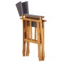 Regiestuhl aus massivem Akazienholz von vidaXL, Gartenstühle - Ref: Foro24-45951, Preis: 64,26 €, Rabatt: %