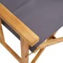 Silla de director madera maciza de acacia de vidaXL, Sillas de jardín - Ref: Foro24-45951, Precio: 63,45 €, Descuento: %
