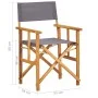 Solid acacia wood director's chair by vidaXL, Garden chairs - Ref: Foro24-45951, Price: 63,45 €, Discount: %