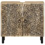 Armario de lavabo para baño madera maciza de acacia 62x33x58 cm de , Tocadores de baño - Ref: Foro24-358231, Precio: 159,48 €...
