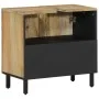 Armario de lavabo para baño madera maciza de acacia 62x33x58 cm by , bathroom vanities - Ref: Foro24-358231, Price: 155,78 €,...