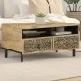 Mesa de centro de madera maciza mango 80x54x40 cm by , Coffee table - Ref: Foro24-358225, Price: 113,57 €, Discount: %
