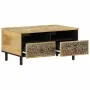 Mesa de centro de madera maciza mango 80x54x40 cm by , Coffee table - Ref: Foro24-358225, Price: 113,57 €, Discount: %