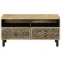 Mesa de centro de madera maciza mango 80x54x40 cm by , Coffee table - Ref: Foro24-358225, Price: 113,57 €, Discount: %