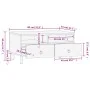 Massiver Mangoholz-Couchtisch 80x54x40 cm von , Couchtisch - Ref: Foro24-358225, Preis: 114,56 €, Rabatt: %