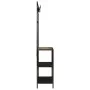 Perchero madera maciza mango y hierro 90x35x180 cm by , Hat and coat racks - Ref: Foro24-358568, Price: 96,33 €, Discount: %