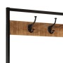 Massiver Kleiderständer aus Mangoholz und Eisen 90x35x180 cm von , Hut- und Garderobenständer - Ref: Foro24-358568, Preis: 98...