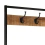 Perchero madera maciza mango y hierro 90x35x180 cm by , Hat and coat racks - Ref: Foro24-358568, Price: 96,33 €, Discount: %