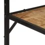 Perchero madera maciza mango y hierro 90x35x180 cm by , Hat and coat racks - Ref: Foro24-358568, Price: 96,33 €, Discount: %