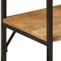 Perchero con ruedas madera maciza mango y hierro 90x40x190 cm de , Percheros para sombreros y abrigos - Ref: Foro24-358577, P...