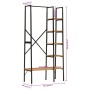 Perchero con ruedas madera maciza mango y hierro 90x40x190 cm by , Hat and coat racks - Ref: Foro24-358577, Price: 121,48 €, ...