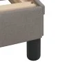 Bed frame with headboard in taupe gray fabric 80x200 cm by , Beds and slatted bases - Ref: Foro24-373069, Price: 110,42 €, Di...