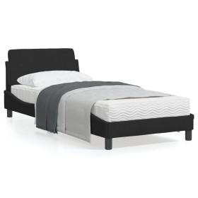 Bed frame with black velvet headboard 80x200 cm by , Beds and slatted bases - Ref: Foro24-373074, Price: 108,62 €, Discount: %
