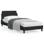 Bettgestell mit schwarzem Samtkopfteil 80x200 cm von , Betten und Lattenroste - Ref: Foro24-373074, Preis: 91,55 €, Rabatt: %