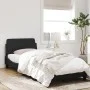 Bettgestell mit schwarzem Samtkopfteil 80x200 cm von , Betten und Lattenroste - Ref: Foro24-373074, Preis: 91,55 €, Rabatt: %