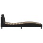 Bed frame with black velvet headboard 80x200 cm by , Beds and slatted bases - Ref: Foro24-373074, Price: 108,62 €, Discount: %