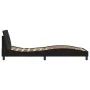 Bettgestell mit schwarzem Samtkopfteil 80x200 cm von , Betten und Lattenroste - Ref: Foro24-373074, Preis: 91,55 €, Rabatt: %