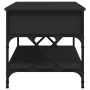 Mitteltisch aus Ingenieurholz und schwarzem Metall 100x50x50 cm von , Couchtisch - Ref: Foro24-845356, Preis: 83,84 €, Rabatt: %