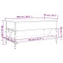 Mesa de centro madera de ingeniería y metal negro 100x50x50 cm by , Coffee table - Ref: Foro24-845356, Price: 84,91 €, Discou...