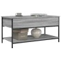 Mesa de centro madera ingeniería metal gris Sonoma 100x50x50 cm by , Coffee table - Ref: Foro24-845349, Price: 68,55 €, Disco...