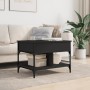 Mesa de centro madera de ingeniería y metal negro 70x50x50 cm by , Coffee table - Ref: Foro24-845361, Price: 71,18 €, Discoun...