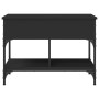 Mesa de centro madera de ingeniería y metal negro 70x50x50 cm by , Coffee table - Ref: Foro24-845361, Price: 71,18 €, Discoun...