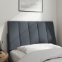 Gepolstertes Kopfteil aus dunkelgrauem Samt, 90 cm von , Kopf- und Fußteile - Ref: Foro24-374650, Preis: 34,69 €, Rabatt: %