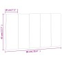Gepolstertes Kopfteil aus dunkelgrauem Samt, 90 cm von , Kopf- und Fußteile - Ref: Foro24-374650, Preis: 34,69 €, Rabatt: %