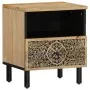 Mesitas de noche 2 uds madera maciza de mango 40x33x46 cm de , Mesitas de noche - Ref: Foro24-358219, Precio: 152,85 €, Descu...