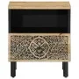 Mesitas de noche 2 uds madera maciza de mango 40x33x46 cm de , Mesitas de noche - Ref: Foro24-358219, Precio: 152,85 €, Descu...