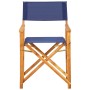 Director chairs 2 pcs solid blue acacia wood by vidaXL, Garden chairs - Ref: Foro24-45948, Price: 143,78 €, Discount: %