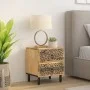 Mesita de noche de madera maciza de mango 40x33x46 cm de , Mesitas de noche - Ref: Foro24-358210, Precio: 101,31 €, Descuento: %