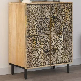 Armario auxiliar madera maciza de mango 60x33x75 cm by , Sideboards - Ref: Foro24-358238, Price: 175,89 €, Discount: %