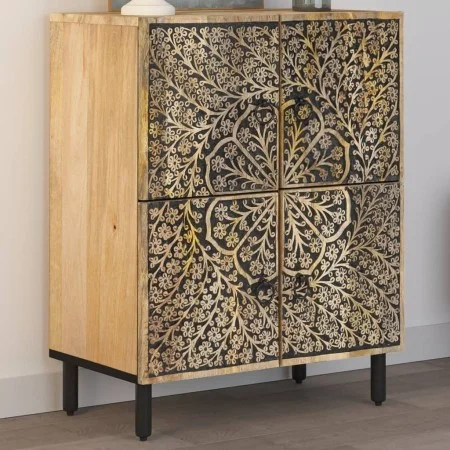 Massivholz-Nebenschrank aus Mangoholz 60x33x75 cm von , Sideboards - Ref: Foro24-358238, Preis: 175,89 €, Rabatt: %