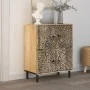 Massivholz-Nebenschrank aus Mangoholz 60x33x75 cm von , Sideboards - Ref: Foro24-358238, Preis: 175,89 €, Rabatt: %