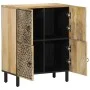 Massivholz-Nebenschrank aus Mangoholz 60x33x75 cm von , Sideboards - Ref: Foro24-358238, Preis: 175,89 €, Rabatt: %