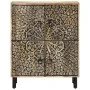 Massivholz-Nebenschrank aus Mangoholz 60x33x75 cm von , Sideboards - Ref: Foro24-358238, Preis: 175,89 €, Rabatt: %