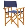 Sillas de director 2 uds madera maciza de acacia azul de vidaXL, Sillas de jardín - Ref: Foro24-45948, Precio: 141,55 €, Desc...