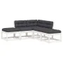 Set sofás jardín 5 pzas con cojines madera maciza pino blanco by , Garden sets - Ref: Foro24-3216961, Price: 500,06 €, Discou...